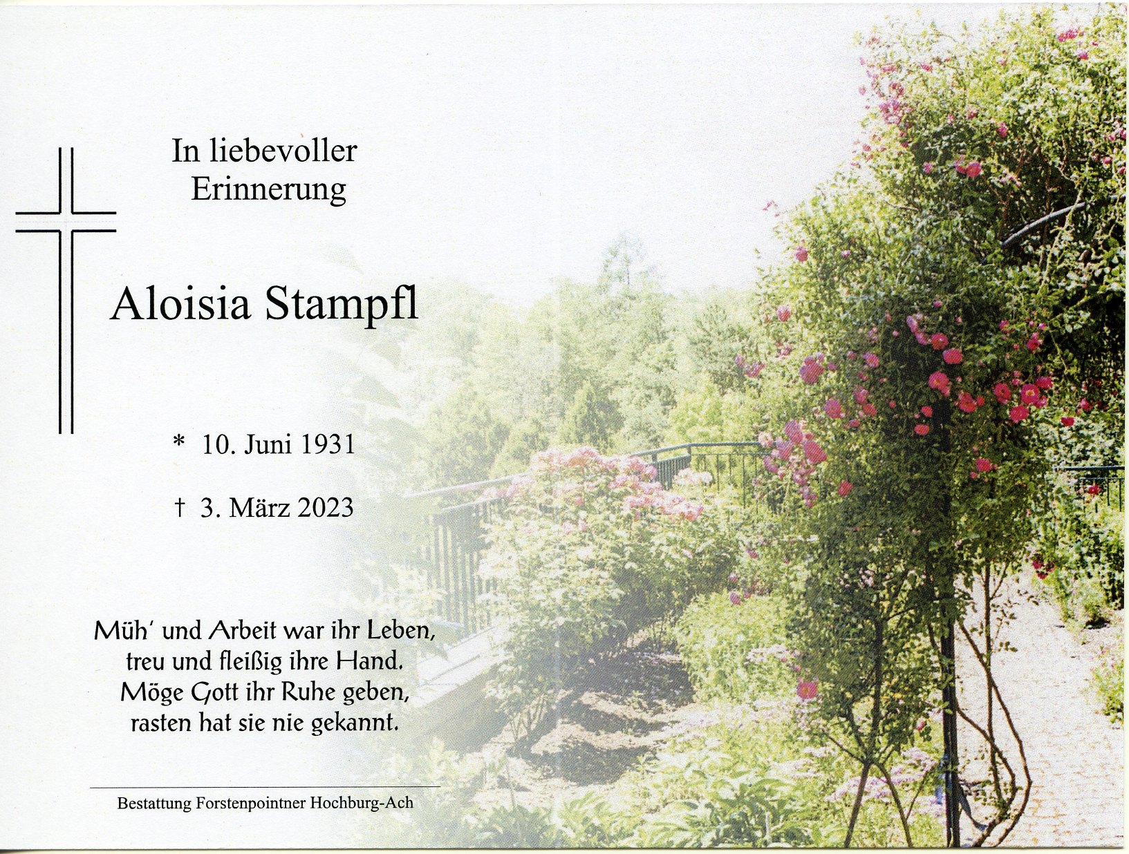 Aloisia Stampfl